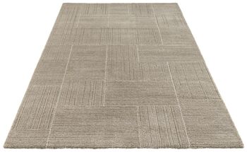 Tapis design Castres Beige Crème 2