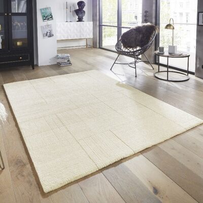 Design carpet Castres Cream Grey