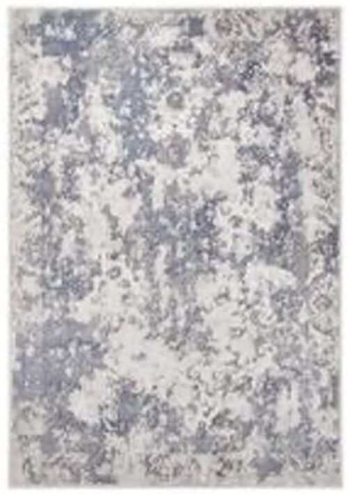 Design carpet Corrèze Silver Blue