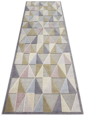 Tapis design Creuse en High-Low-Optic Light Grey Pastel 3