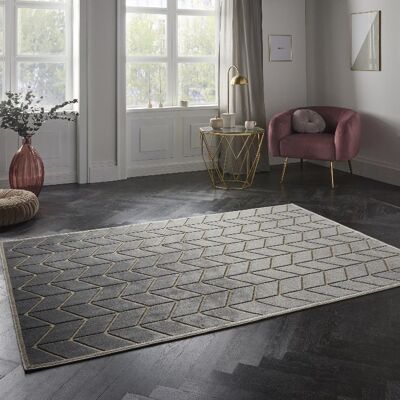 Design carpet Loire in high-low optics