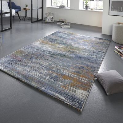 Design carpet Trappes Multicolor in washed-out look