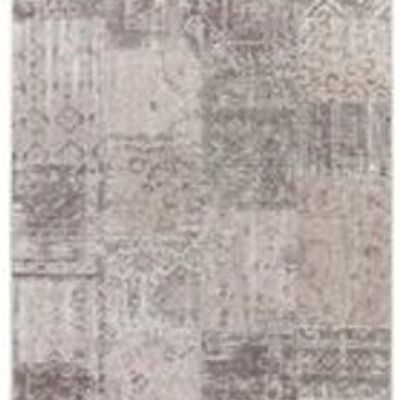 Design flatweave carpet Denain Rose in Patchwork-Optic