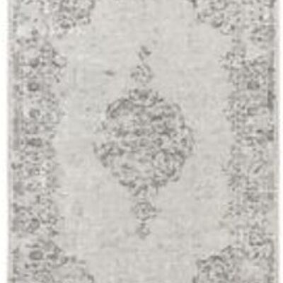 Design flatweave carpet Vertou Gray in a handmade look