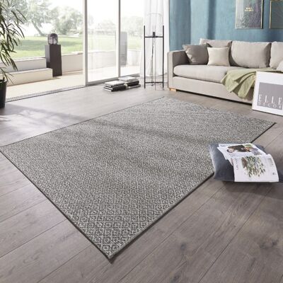 Flatweave Indoor & Outdoor carpet Croix Grey