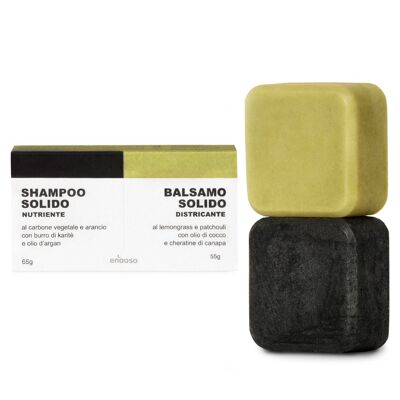 Shampoo + Conditioner Set - Purifying and Detangling