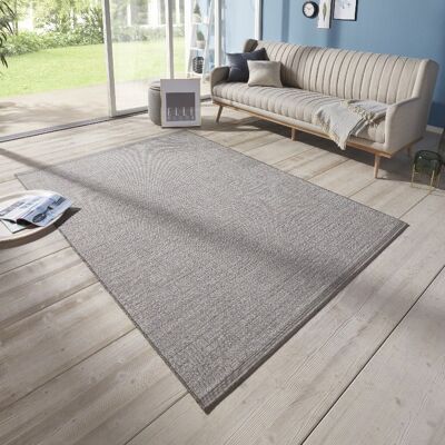 Flatweave Indoor & Outdoor carpet Lens Grey