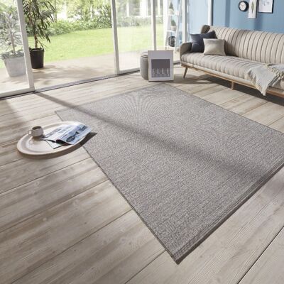 Flatweave Indoor & Outdoor carpet Lens Grey