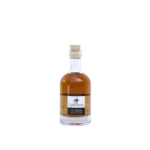Louis Santo – Miniatur Premium Single Rum 12 Jahre (NEUE ABFÜLLUNG)