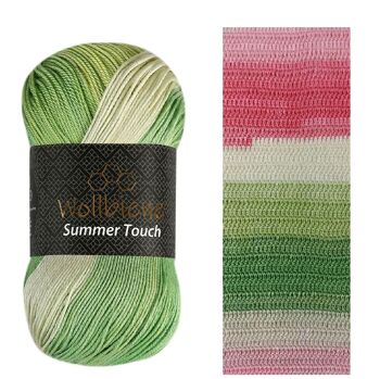 Wollbee Summer Touch laine à tricoter laine au crochet toucher soie 6