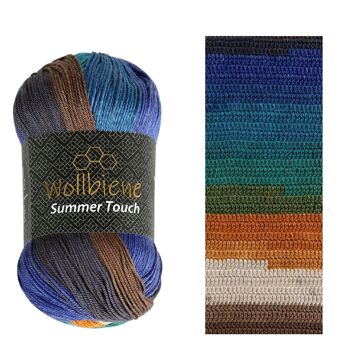 Wollbee Summer Touch laine à tricoter laine au crochet toucher soie 15