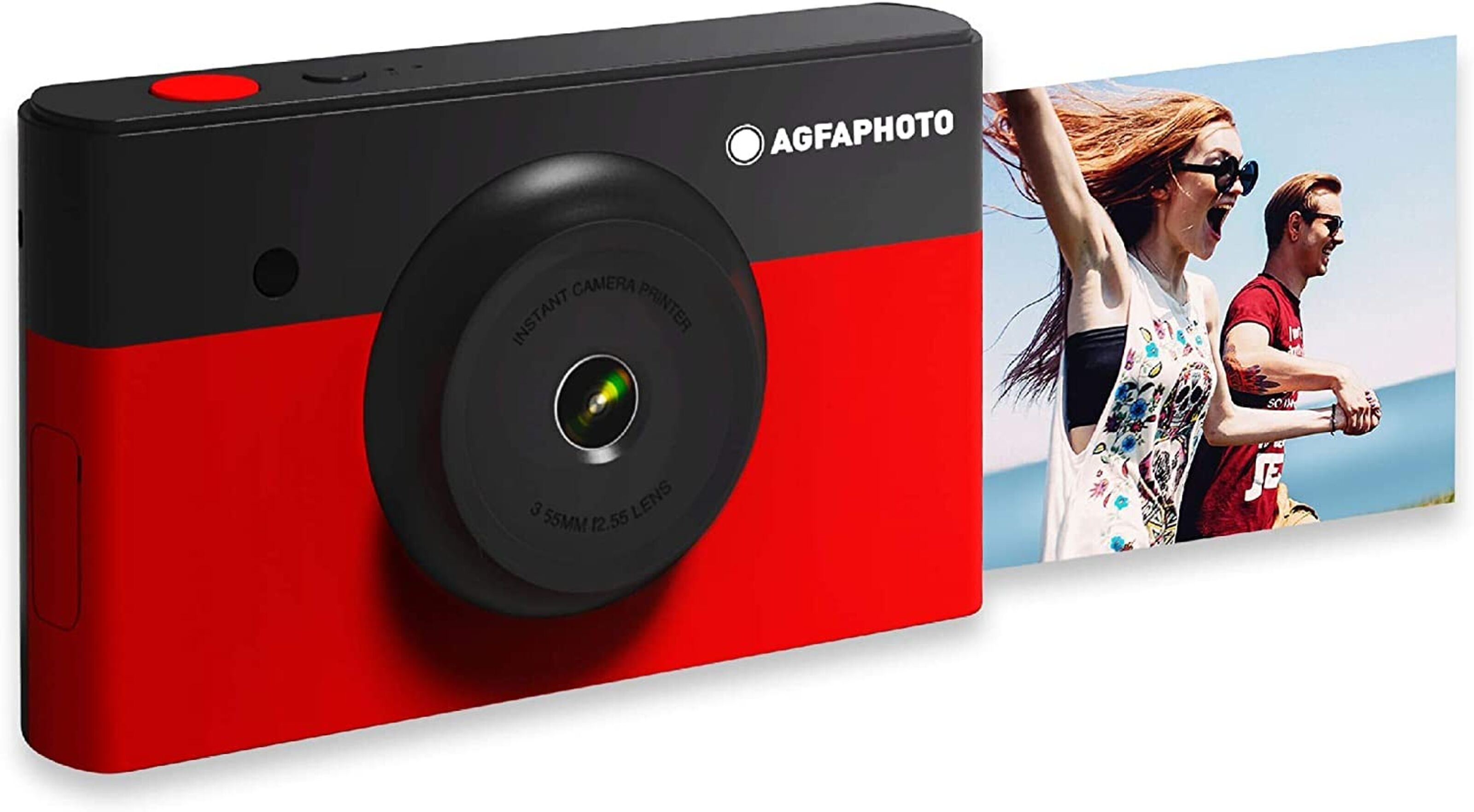 AGFA PHOTO - Realipix - Appareil Photo Numérique Instantané avec Impression  - Sublimation Thermique - Bluetooth - Noir