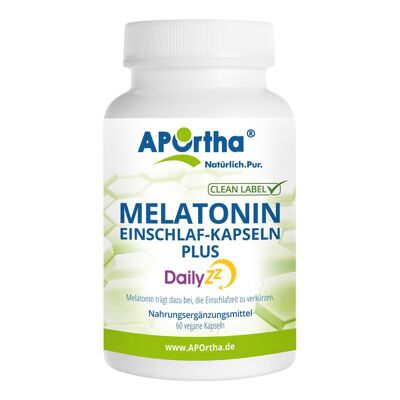 Cápsulas para Dormir de Melatonina Plus DailyZz™ - 60 Cápsulas Veganas