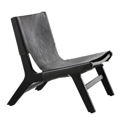 Amsterdam Black Buffalo leather Chair