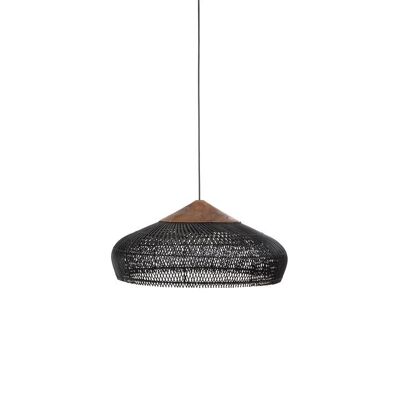 Banjo Lamp - Large - 65cm Diameter - Black