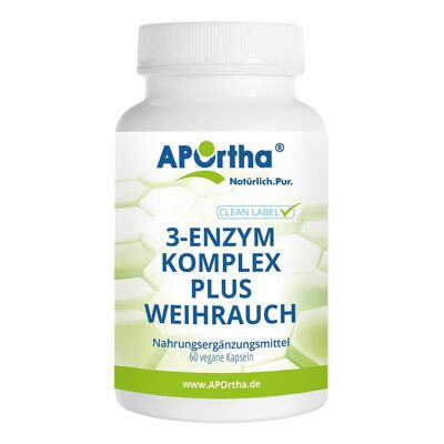 3-Enzym-Komplex plus Weihrauch - 60 vegane Kapseln