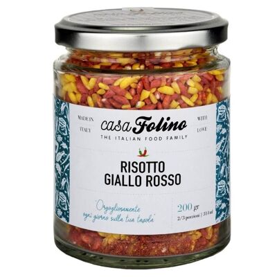 Rot-gelbes Risotto