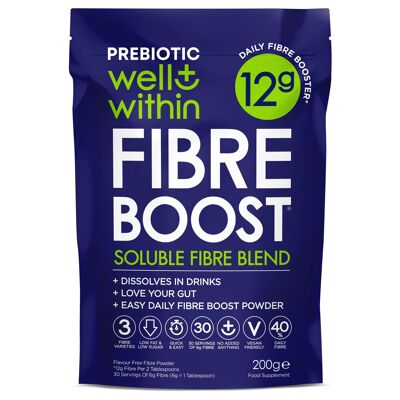 12g Prebiotic Soluble Fibre Boost Powder Supplement : Your Easy 12g Daily Fibre Booster
