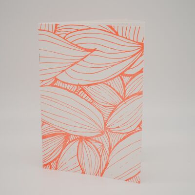 Neon orange foliage | A5 notebook