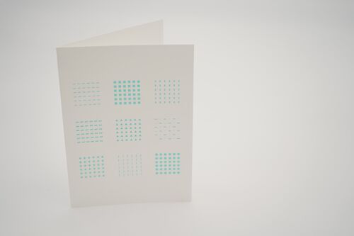 Les carrés | carte 2 volets A6