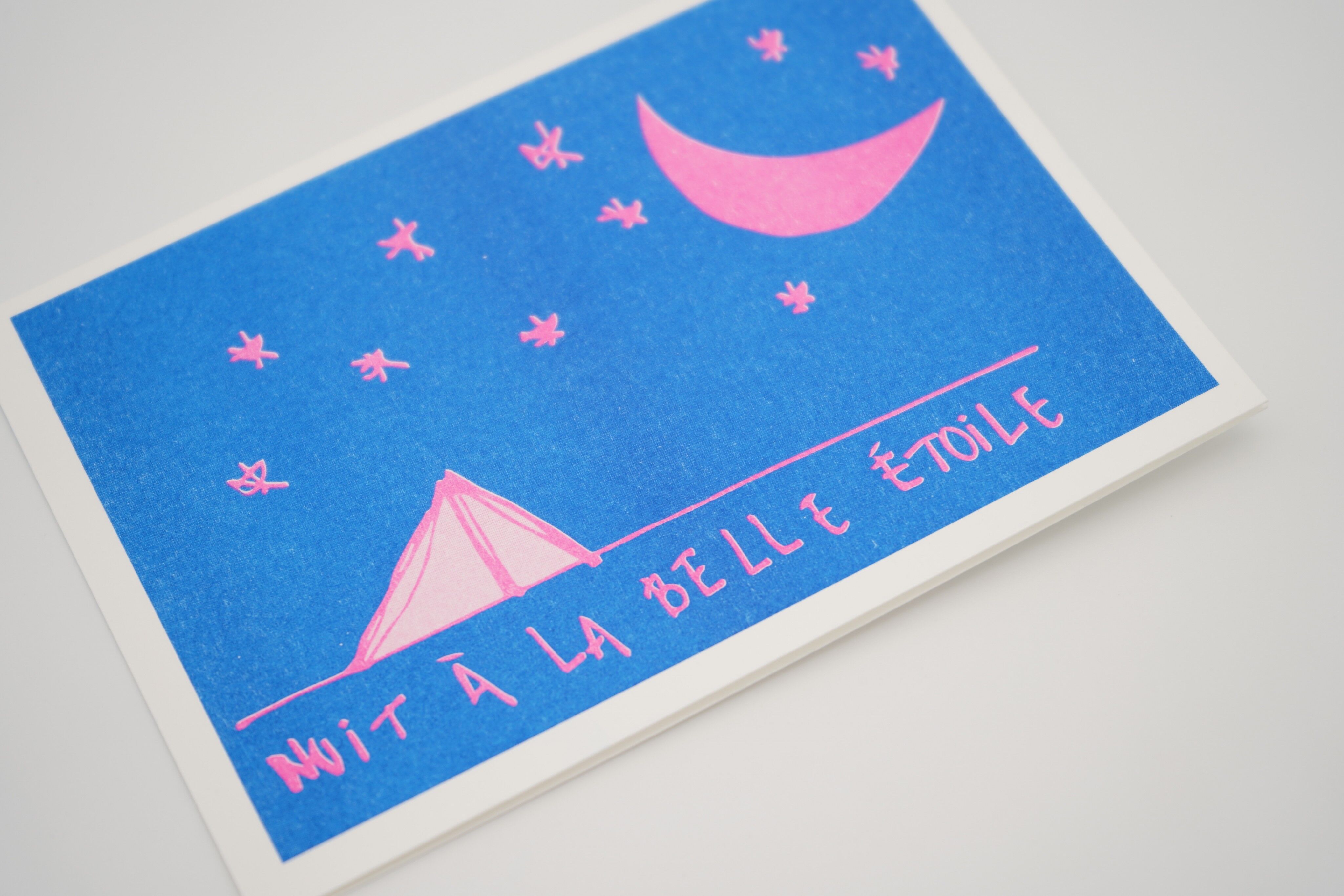 Notte sotto le stelle | Biglietto doppio A6