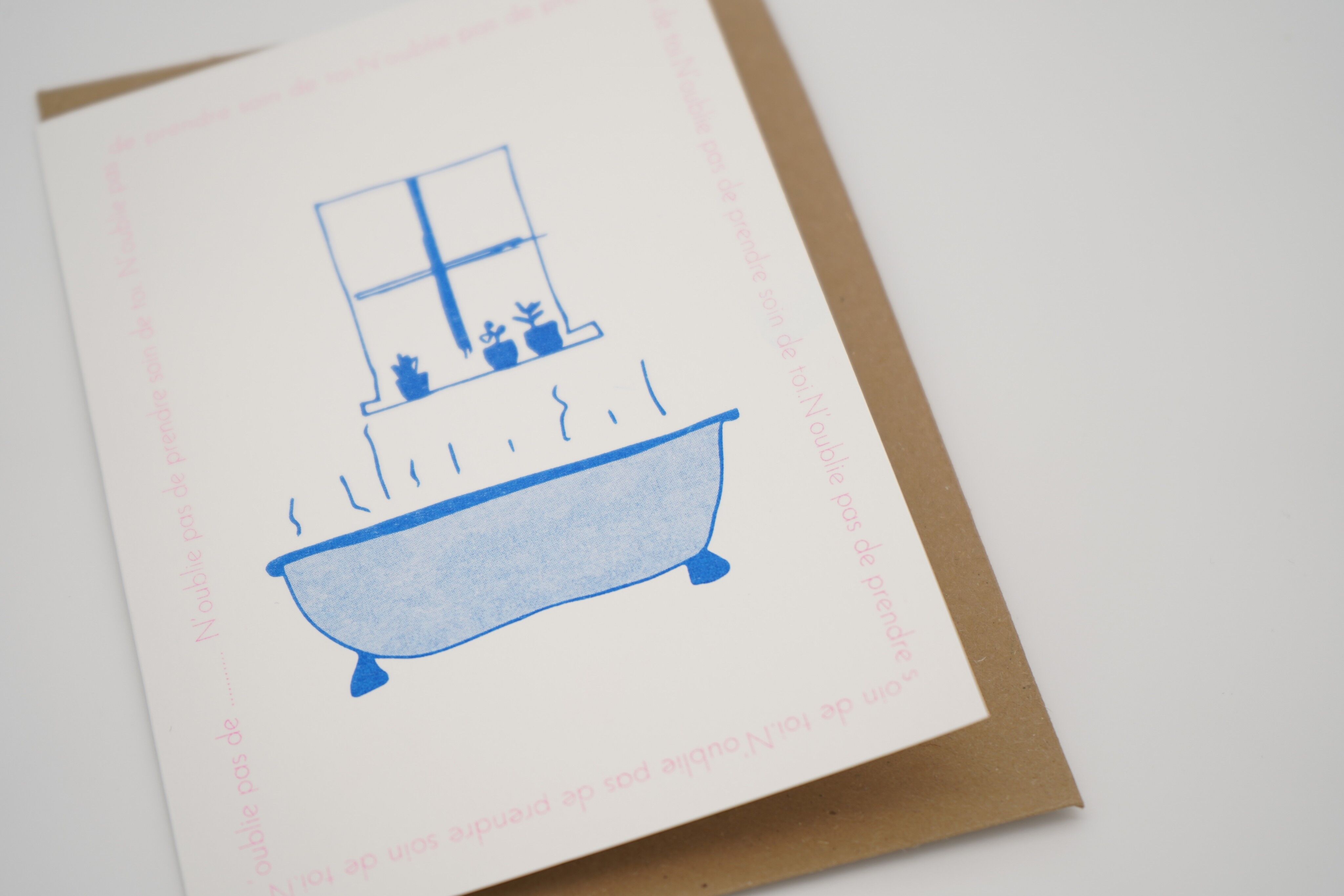 Non dimenticare di prenderti cura di te | Biglietto doppio A6