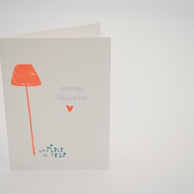 Conter fleurette | 2-fold card A6