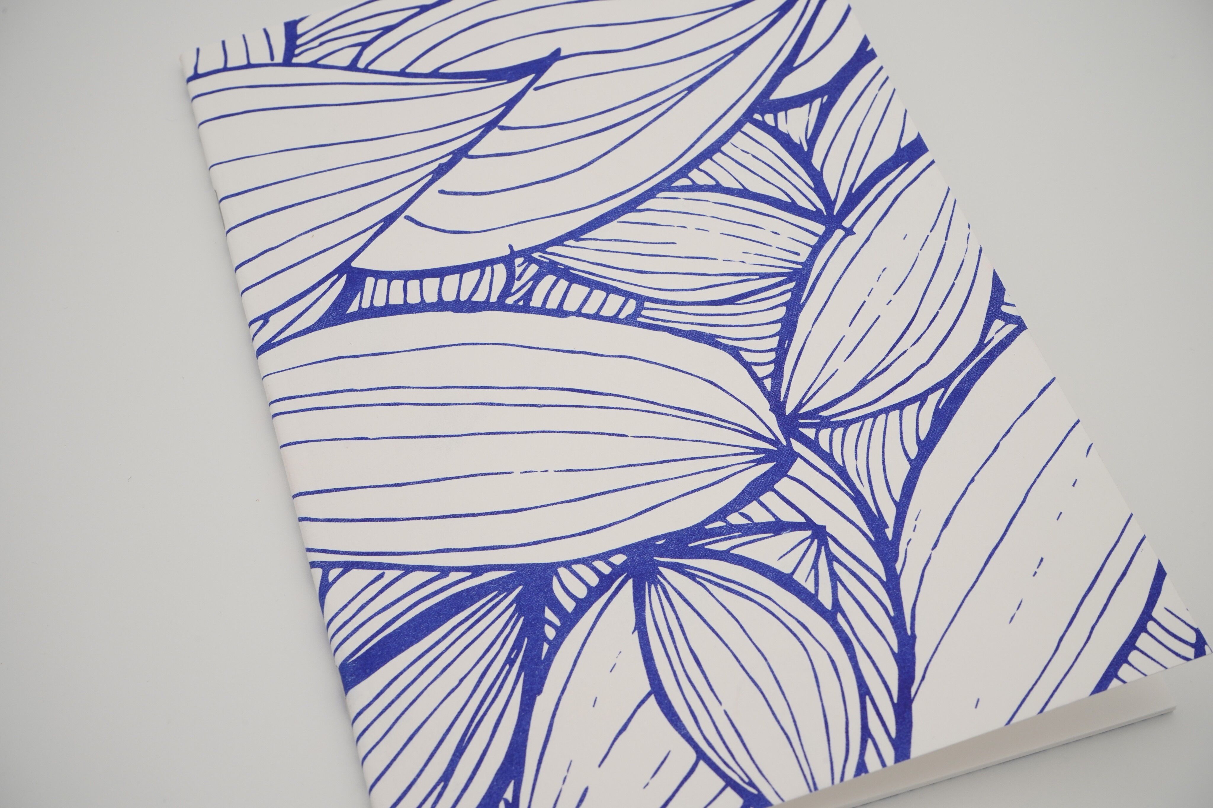 Blaues Laub | A5 Notizbuch