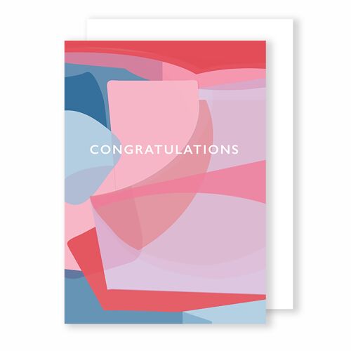 Congratulations | Greeting Card | Stained Glass