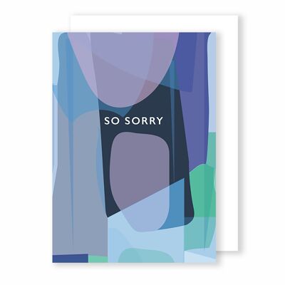 Also Entschuldigung | Grußkarte | Glasmalerei