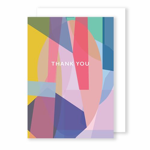 Thank You | Greeting Card | Stained Glass