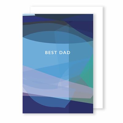 Best Dad | Greeting Card | Stained Glass