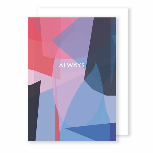 Always | Greeting Card | Stained Glass