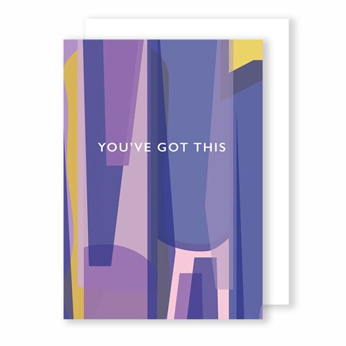 You've Got This | Greeting Card | Stained Glass