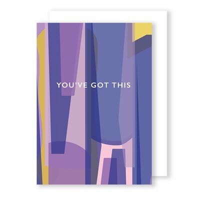 You've Got This | Greeting Card | Stained Glass