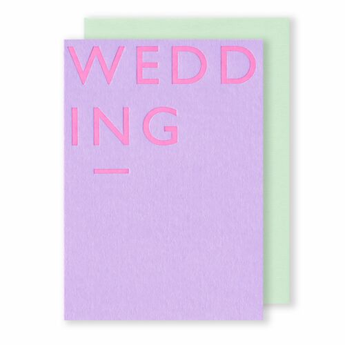 Wedding | Greeting Card | Colour Block