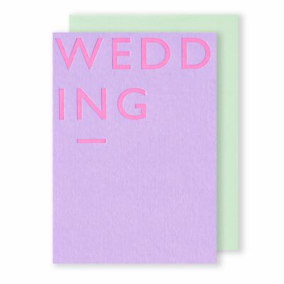 Hochzeit | Grußkarte | Farbblock