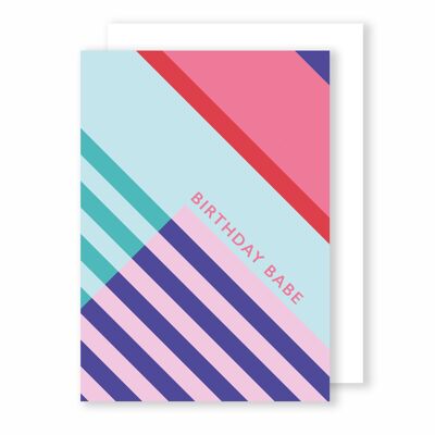 Birthday Babe | Greeting Card | Memphis