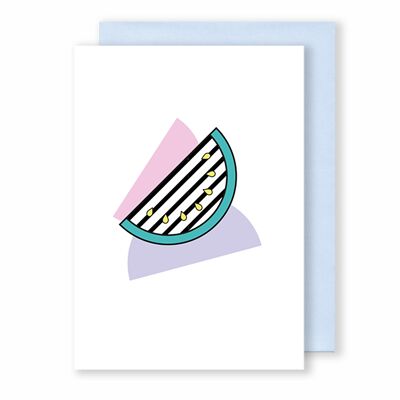 Watermelon | Greeting Card | Memphis