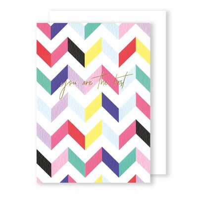 You are the best | Greeting Card | Eighties Disco