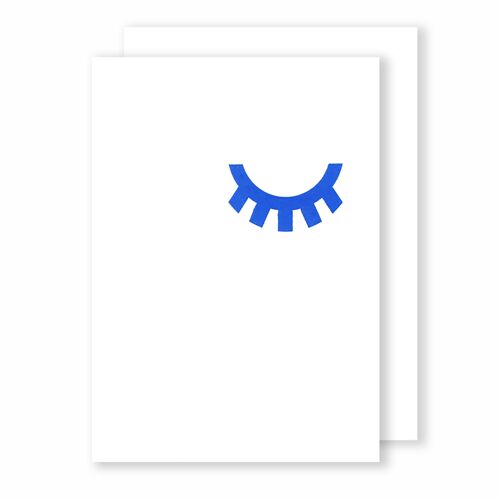 Eyelashes | Greeting Card | Silhouette