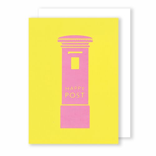Happy Post | Greeting Card | Silhouette