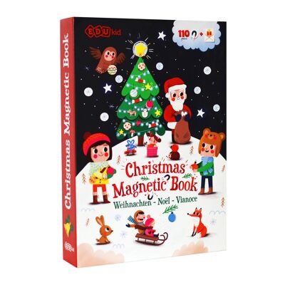 Libro magnético navideño