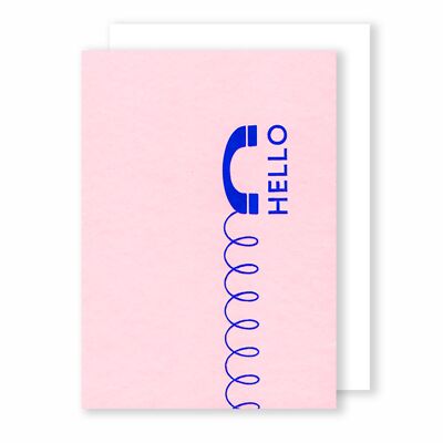 Hello | Greeting Card | Silhouette