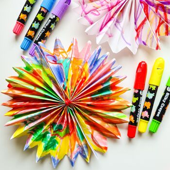 Crayons lavables soyeux - 12 couleurs 5