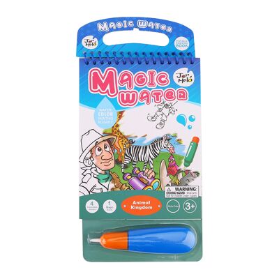 Blocco da colorare Magic Water - Regno degli animali