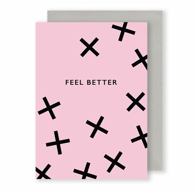 Feel Better | Greeting Card | Monochrome Plus