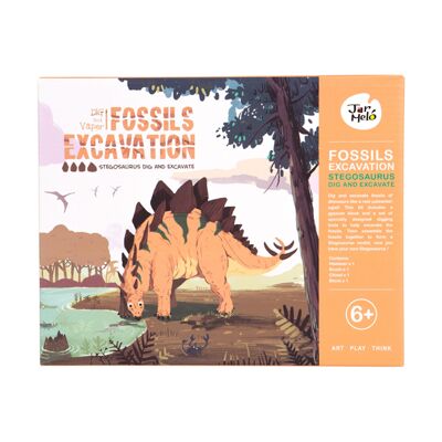 Kit d'excavation de fossiles - Stegosaurus