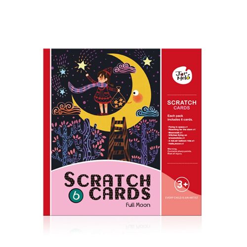 Scratch Cards Set - Full Moon