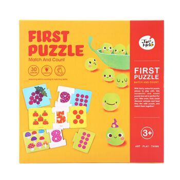 Premier puzzle - Associez et comptez 1